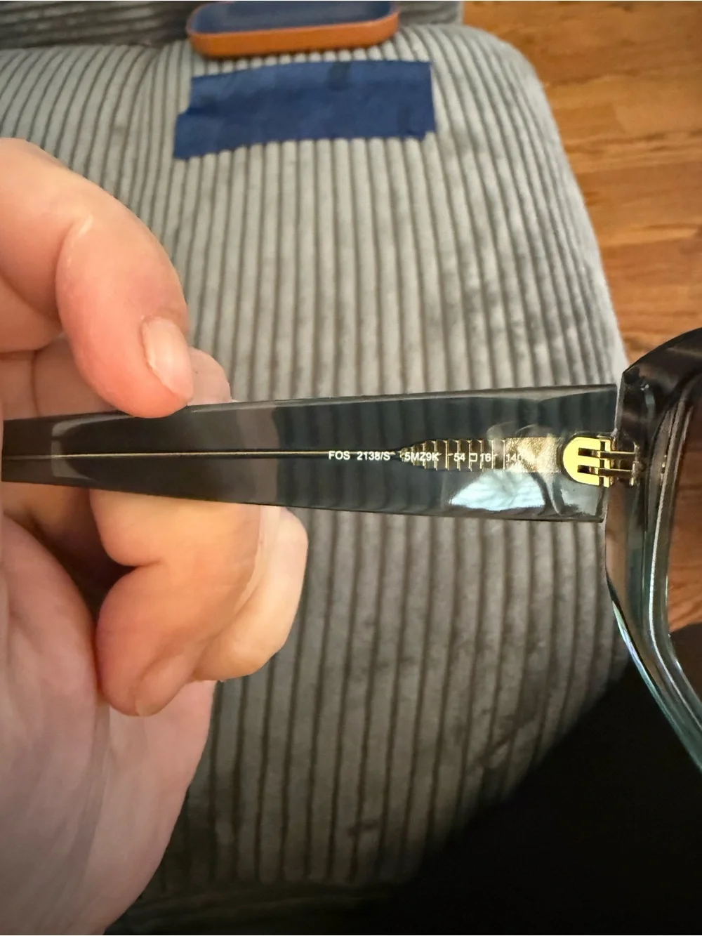 Fossil Women’s Transparent Green Gradient Sunglasses